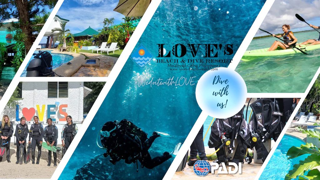 Loves Beach and Dive Resort Moalboal Scuba